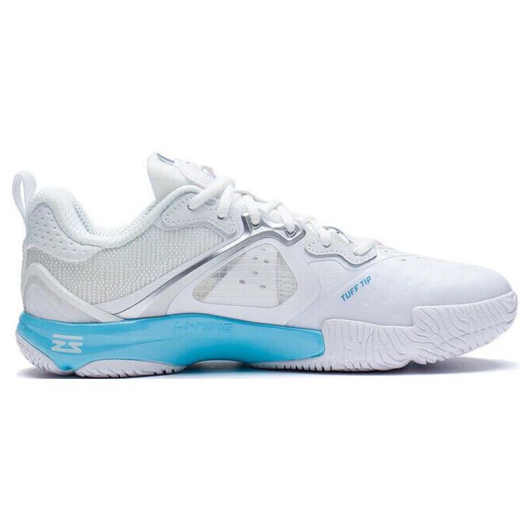 Li-Ning Chameleon 6.0 Fabric Gradient Shock Absorption Breathable Low-Top Badminton Shoes Unisex Sneaker White AYAS014-1