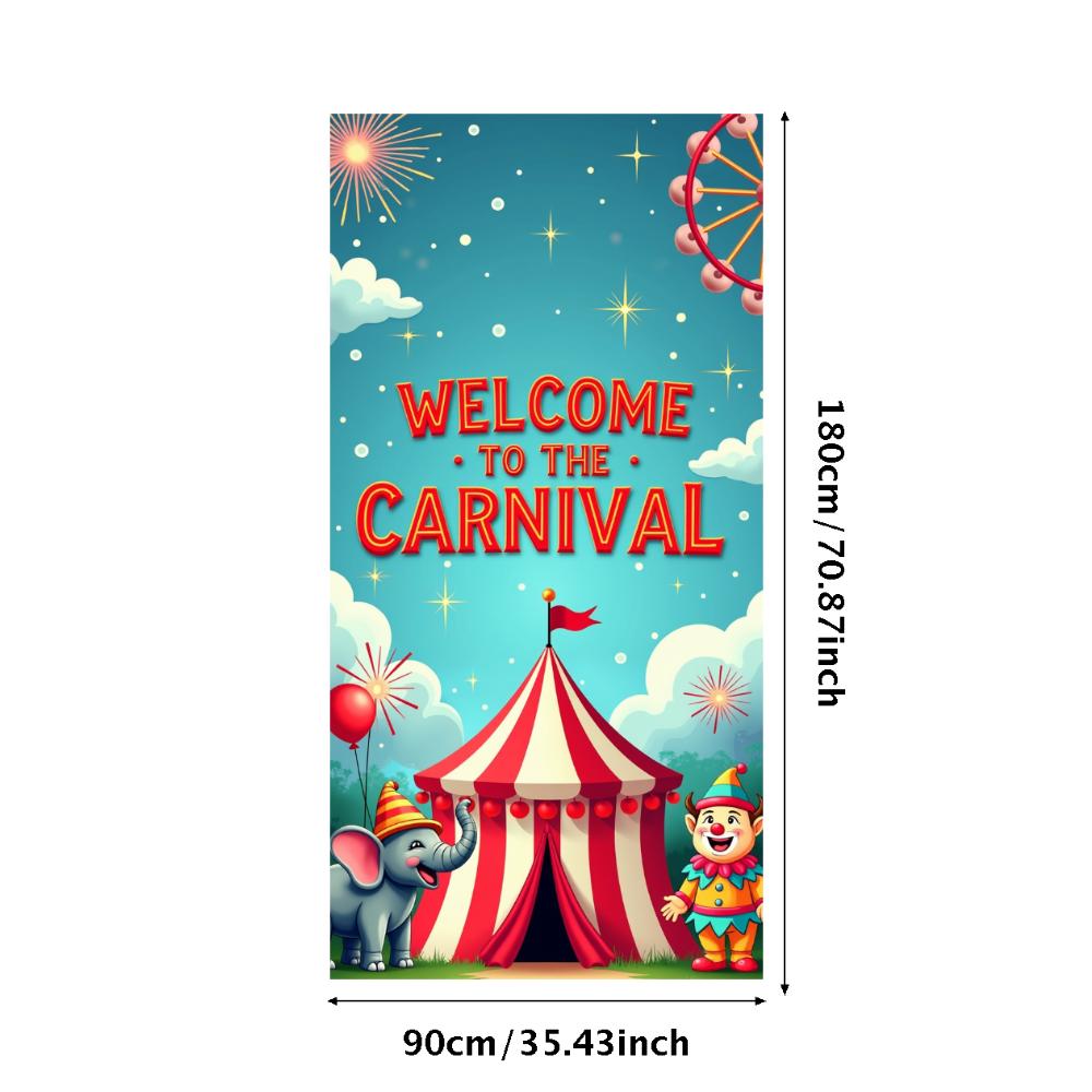 Event Backdrop Large Carnival Banner Decor Reusable Welcome Backdrop For School Event Festival Decor Birthday