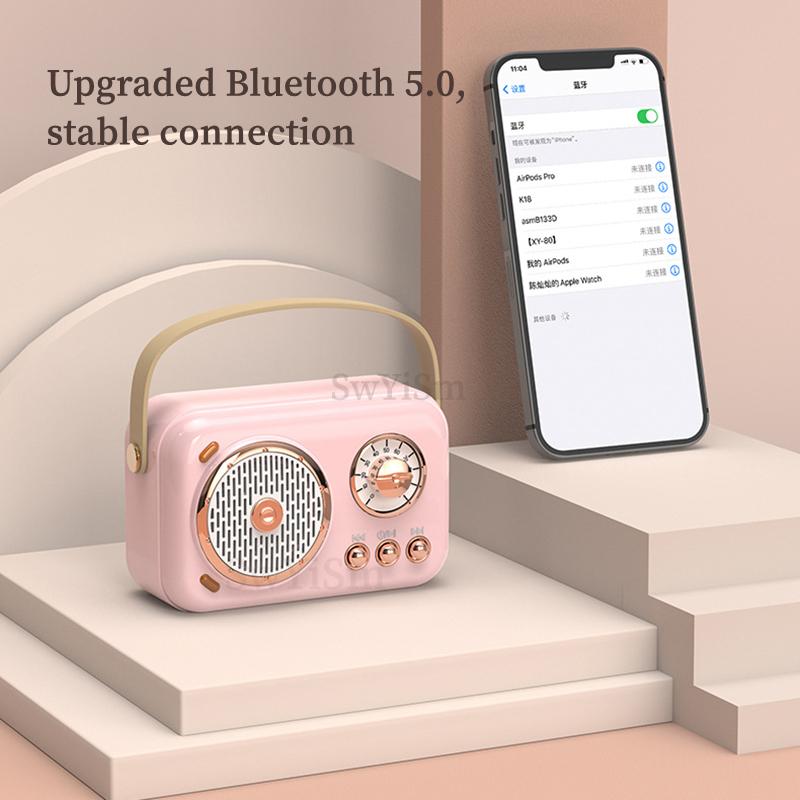 Portable UHF Microphone Audio Set Home KTV Party Mini Kids Karaoke Bluetooth Speaker Wireless Subwoofer Stereo Caixa De Som B152