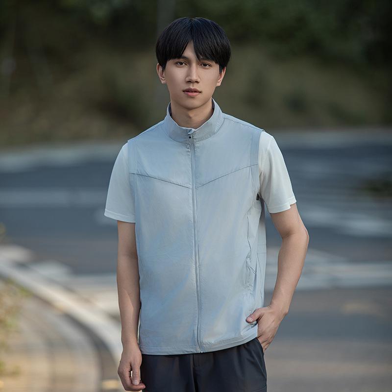 Women's & Men's Quick-Drying Outdoor Vest: Hiking, Fishing, Camping, Volunteer Work, Stand-Up Collar