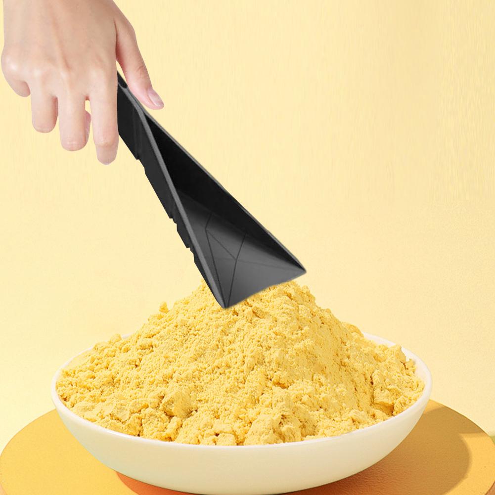 3-in-1 Measuring Spoons 2 PCS Spoons Polygons Flat Measuring Spoon 6 Different Sizes Folds Flat Scoop Folding Flat Cutlery Spoon