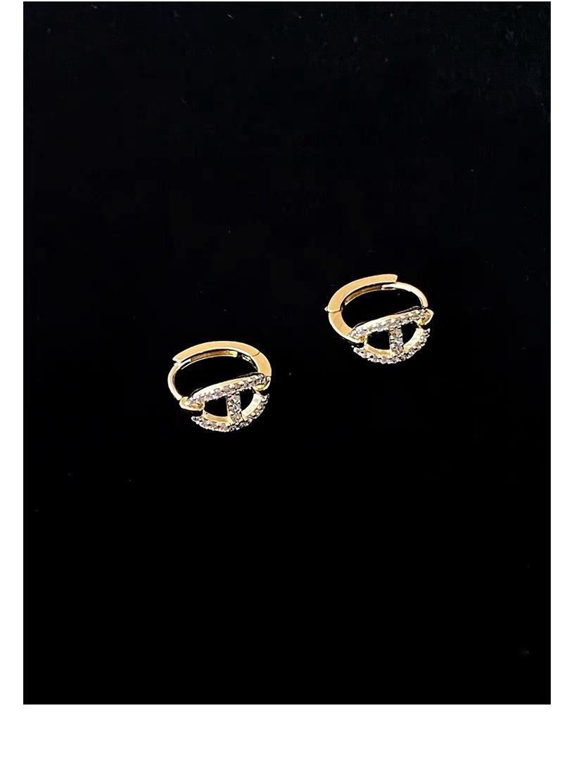 

Exquisite Minimalist Zircon Pig Nose Ear Cuff Earrings for Women