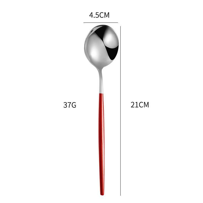 European High-Value Stainless Steel Tableware Set: Portuguese Knife, Fork, and Spoon for Hotels and Western Dining