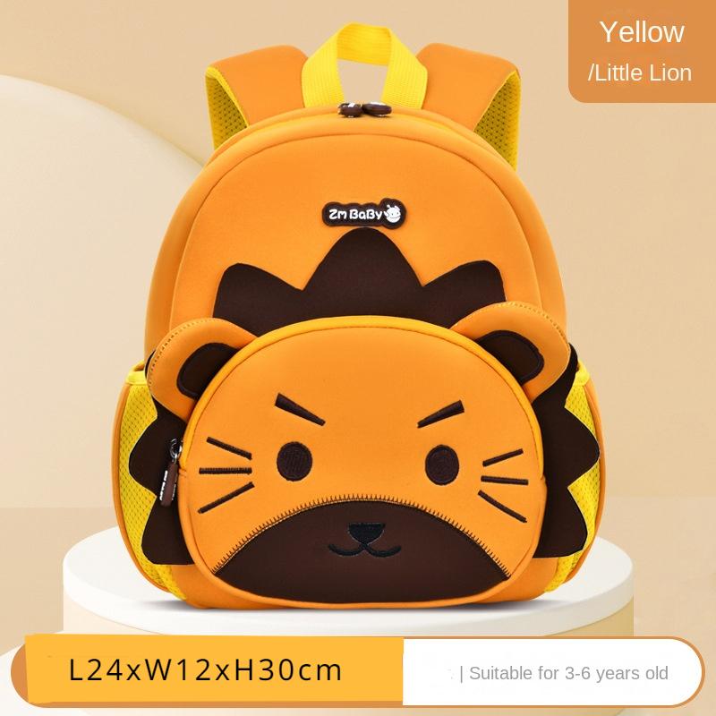 

Baby Small Kindergarten Backpack for Boys 3 To 6 Years Old Cute Lion Bear Cat Cartoon School Backpack for Children Mini Backpack львиный