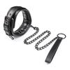 Black Leather Bdsm Bondage Set 3pcs Restraints Collars Ankle Cuff Handcuffs For Sex Bondage Set Sex Toys For Women