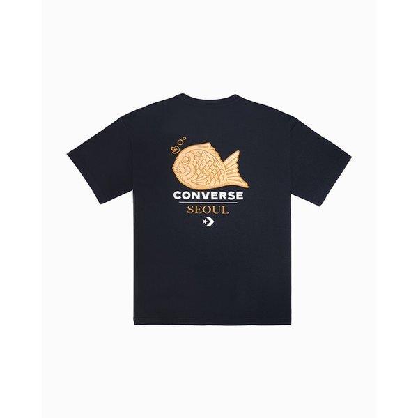 Converse Seoul CiTy Graphic T shirT Black Mch647 023
