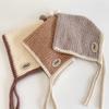 Infant Hats Autumn and Winter Warm Ear Protection Knitted Hats Boys and Girls Cute Bag Head Windproof Wool Hat Tide