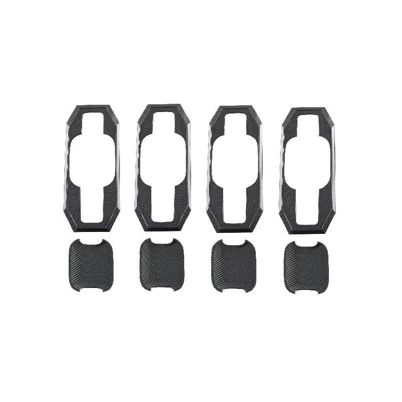 For Ford F150 F-150    2024 ABS Door Handle Cover Door Bowl Frame Trims Protective Sticker Car Styling Accessories