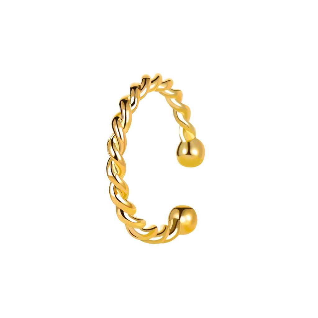 Cercei cu clips pentru ureche de aur