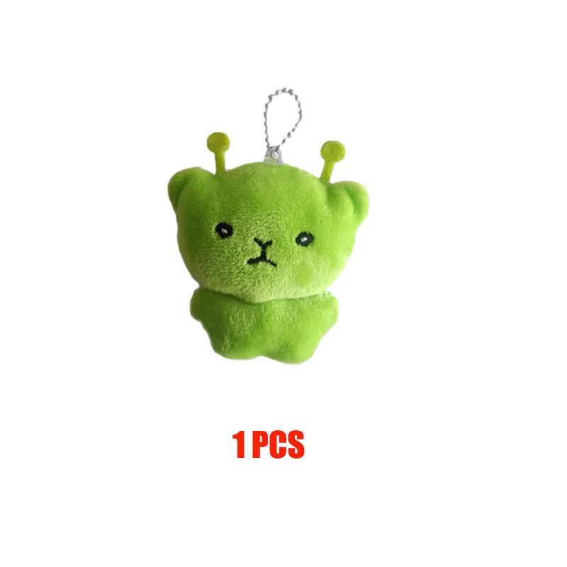 Mignon Chat Alien Peluche Pendentif Peluche Super Douce Poupées Porte-clés Kawaii Mini Jouet Pendentif Sac à Dos Joli Décor Sac Cadeau