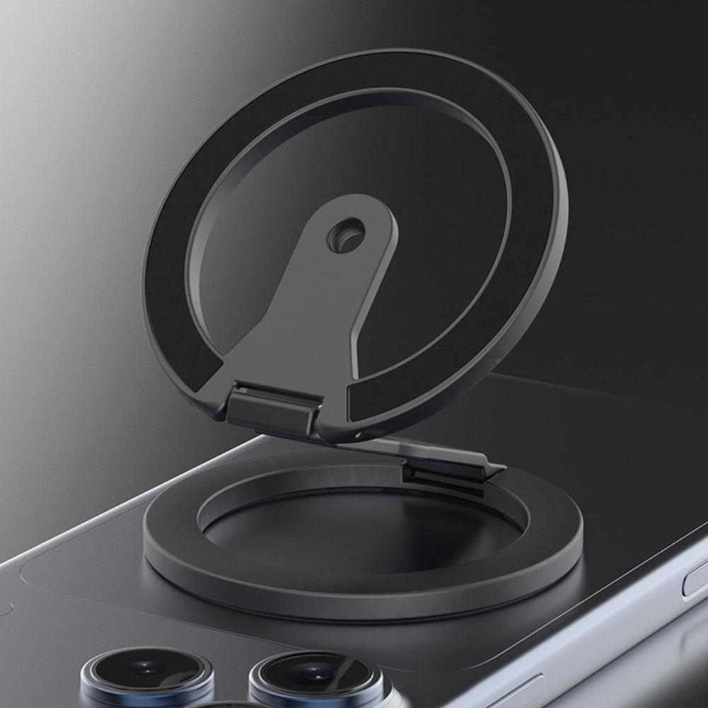 Double Sided Magnetic Phone Holder For MagSafe Portable Folding Magnet Ring Stand Universal Cellphones Stand Accessories