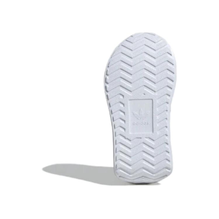 Adidas Originals Country Xlg Comfortable Breathable Low-Top Walking Shoes Baby Shoes White Brown Purple JH6368