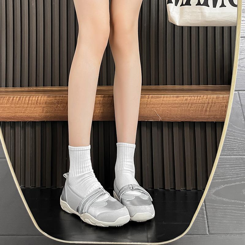 New niche design sports Mary Jane shoes women's versatile casual ballet shoes flat single shoes
