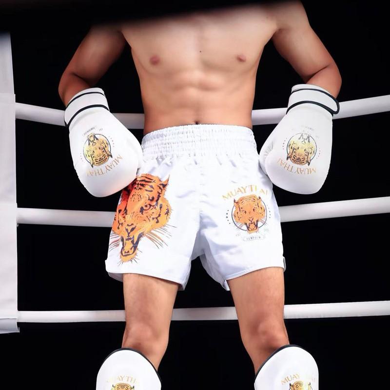 Breathable Quick Dry MMA Boxing Cycling Jersey Men Women Muay Thai Training Shorts