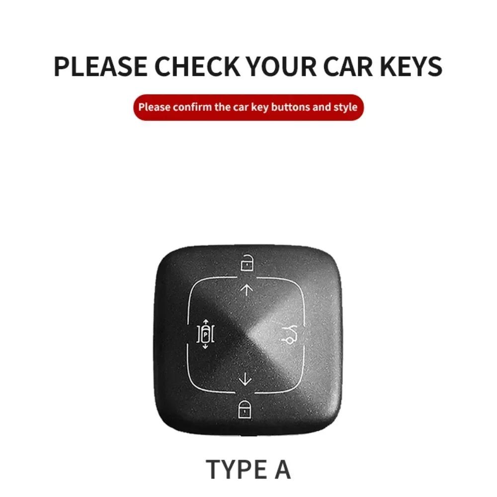 Car Remote Key Case Cover for Zeekr 001 X 007 Zeekr MIX Original Color Car Key Protection Bluetooth Smart Top Grade Shell