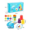 Cup Classification Color Overlapping Game Children Puzzle Toy For Skills Motor