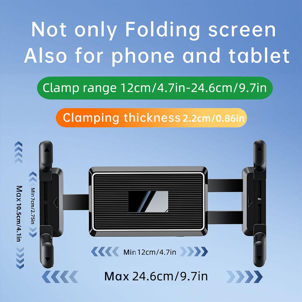Car Tablet/Folding Screen Universal Phone Holder Adjustable Suction Cup Extension Tube Auto Dashboard Phone Tablet Mount