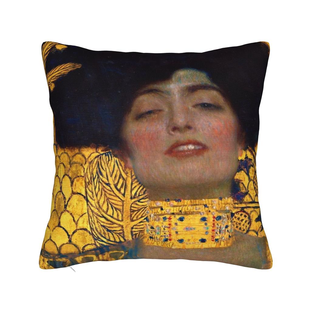 Gustav Klimt Country Garden  Printing Pillowcase Cushion Cover  Pillow Covers New Style Chair Decoration Zipper Multi-Size