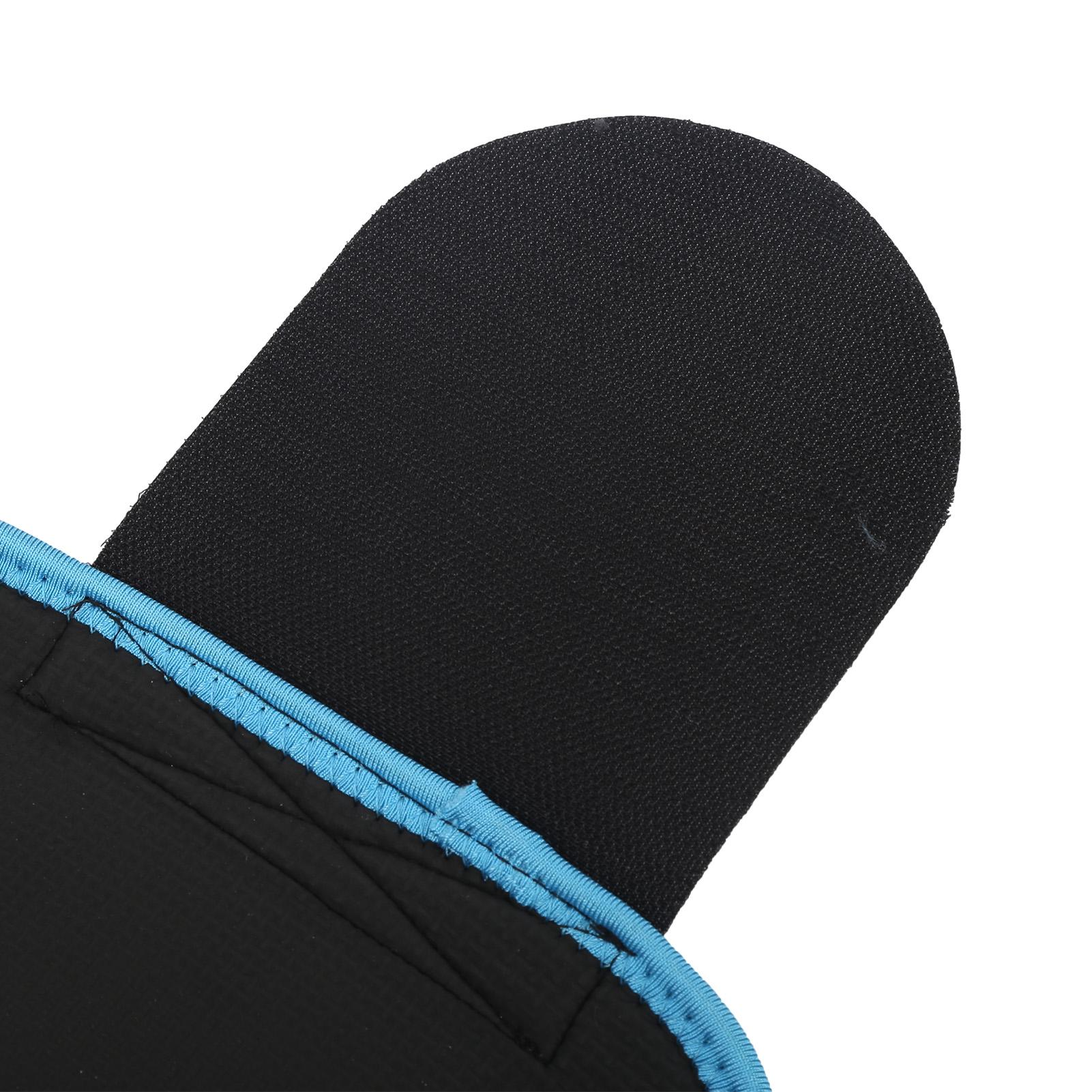 

Waist Support Trimmer Belt Elastic Sports Fitness Waistband Body Brace 124 x 23cm(Black Blue )