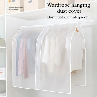Household Clothing Dust-proof Cover Translucent Dust-proof Clothing Cover Wardrobe Storage Suit Hanging Bag Dust-proof Bag