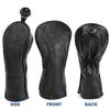 Golf Club Goblet Golf Golf Wood Aliennana Driver Covers Fairway Wood Covers Utility Covers Cover for Made of PU Leather 4-Piece Headcovers,
