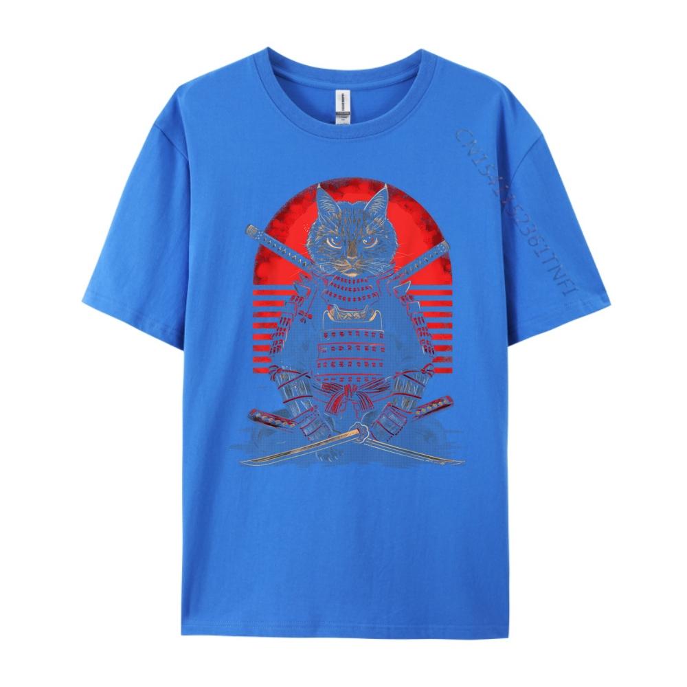 Cat Samurai Ninja Cat Samurai Art Ukiyo E Graphic T Shirts Streetwear Easter Sunday Men Clothes Tee Shirt Men Mothers Day