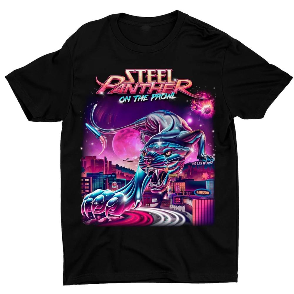 

New Steel Panther On the Prowl Album Shirt New Unisex All Size Shirt U691 Unisex T-Shirt XXXL