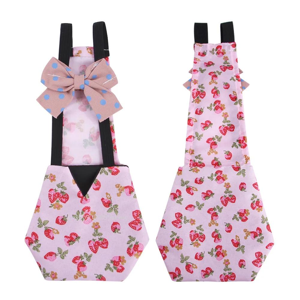 Chicken Diaper Waterproof Pet Clothes for Duck Reusable Breathable Poultry Costume Diapers with Bowknot Decor for Geese Hens