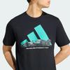 adidas X Mercedes - Amg Collaboration Petronas Formula 1 Team Print Round Neck Pullover Short Sleeve Racing T-Shirt Men T-Shirts KU9748