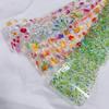 1 Roll 100Cm Flower Nail Transfer Foils Sticker Paper Floral Stickers Nails Wraps Plum Blossom Nail Art Stickers Decal Nail Art