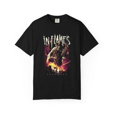 T-shirt Métal Unisexe In Flames Foregone