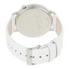 Women's Quartz Watch, Rubber White Strap, Colorful Line Dial, Casual, Suitable For Daily Wear,V1020M1
