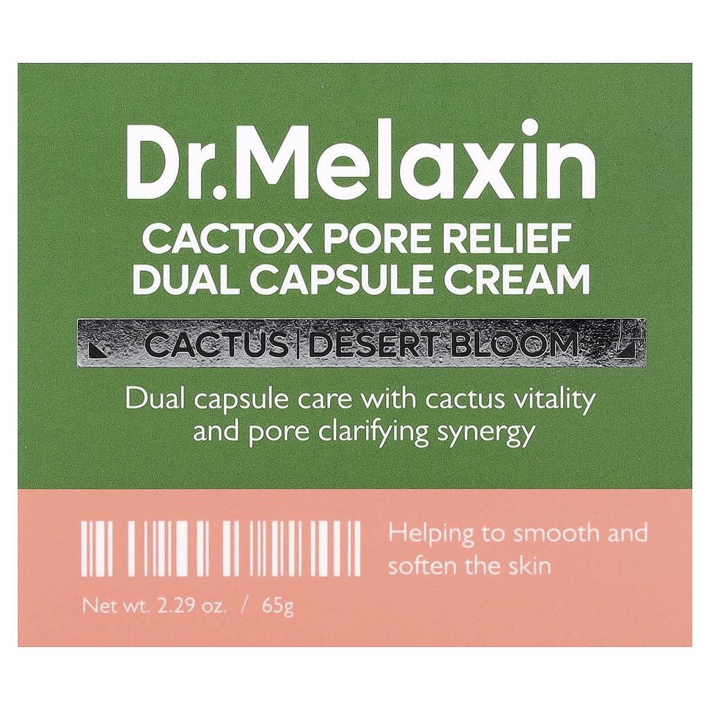 Dr.Melaxin Cactox Pore Relief Dual Capsule Cream, 65g (2.29oz)