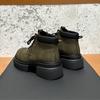 Women's Ankle Boots and Short Boots Thick-soled Lace-up Color-blocked Casual Women Shoe Autumn/winter Work Boots Female