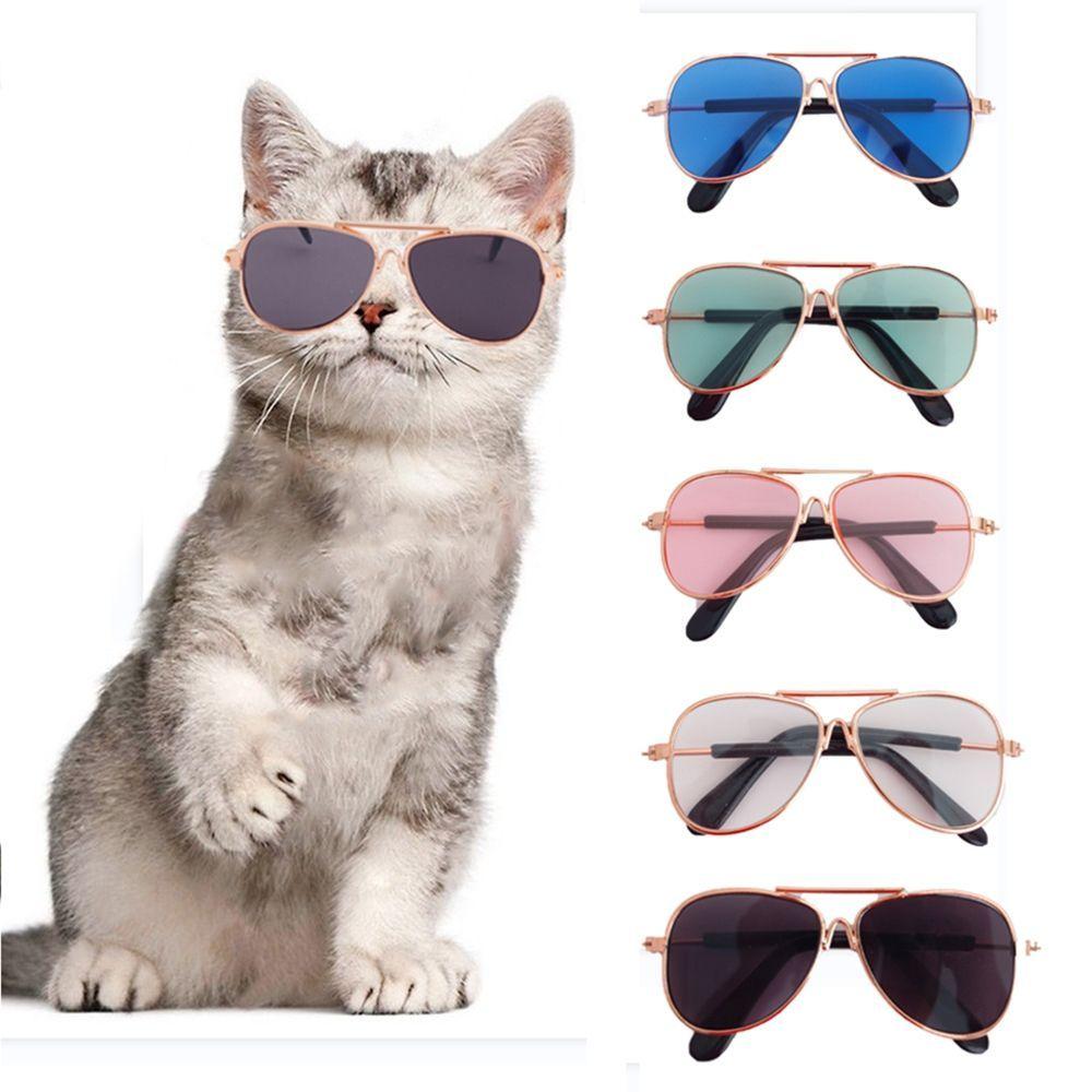 Cute Supplies Pet Accessoires for Small Dog Cat Reflection Eye Wear Pet Products Pet Glasses Cat Dog Sunglasses Photos Props