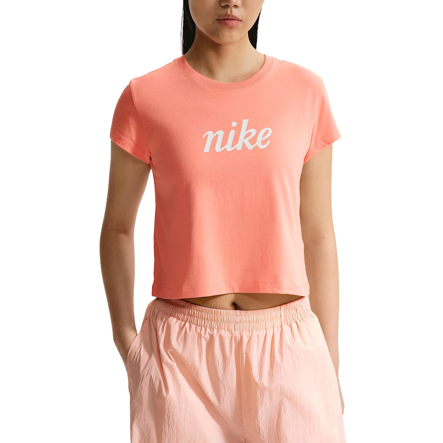 Nike Sportswear Club Lightweight Soft Simple Regular T-Shirt Women tops IH7455-693 XS