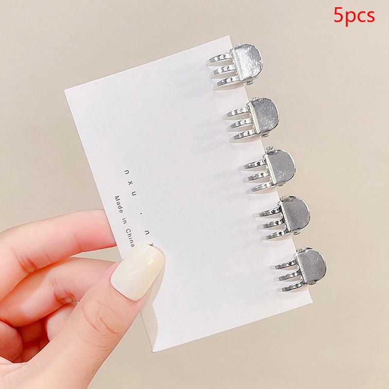 

5 шт. Винтажные маленькие металлические заколки для волос, милые мини-зажимы для волос, прочные аксессуары для укладки волос для женщин, аксессуар для красоты, классический зажим-краб