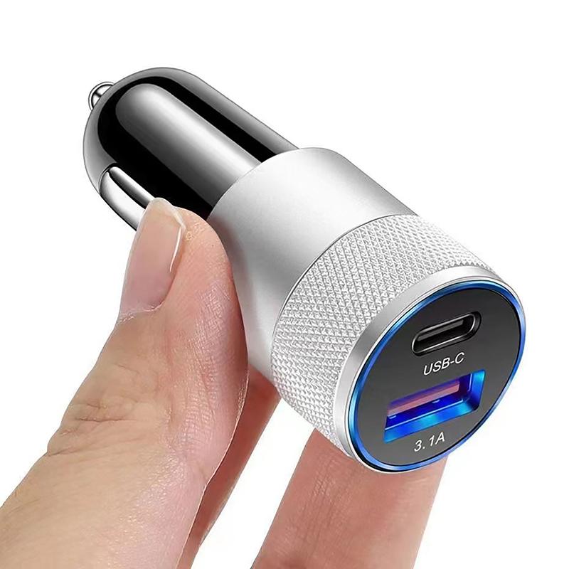 66W Usb Car Charger Type C Fast Charging Phone Adapter For Huawei Pd Phone Charger Car Adapter Socket Cigarette Lighter