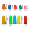 5/20PCS Quilting Fingerlinge Naturkautschuk Fingertip Schutzhandschuhe Partikel Finger Tipp Abdeckung