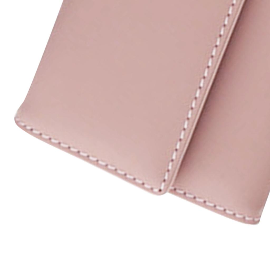 Women Wallet Long Wallet Trifold PU Large Capacity with Leaf Pendant Portable Card Holder Wallet