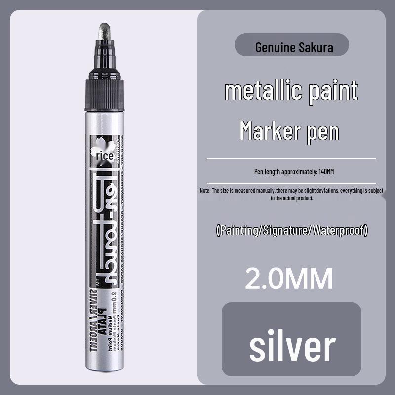 Japan Sakura Gold 2.0mm Paint Pen for Highlighting, Furniture Gilding, and Signature Design