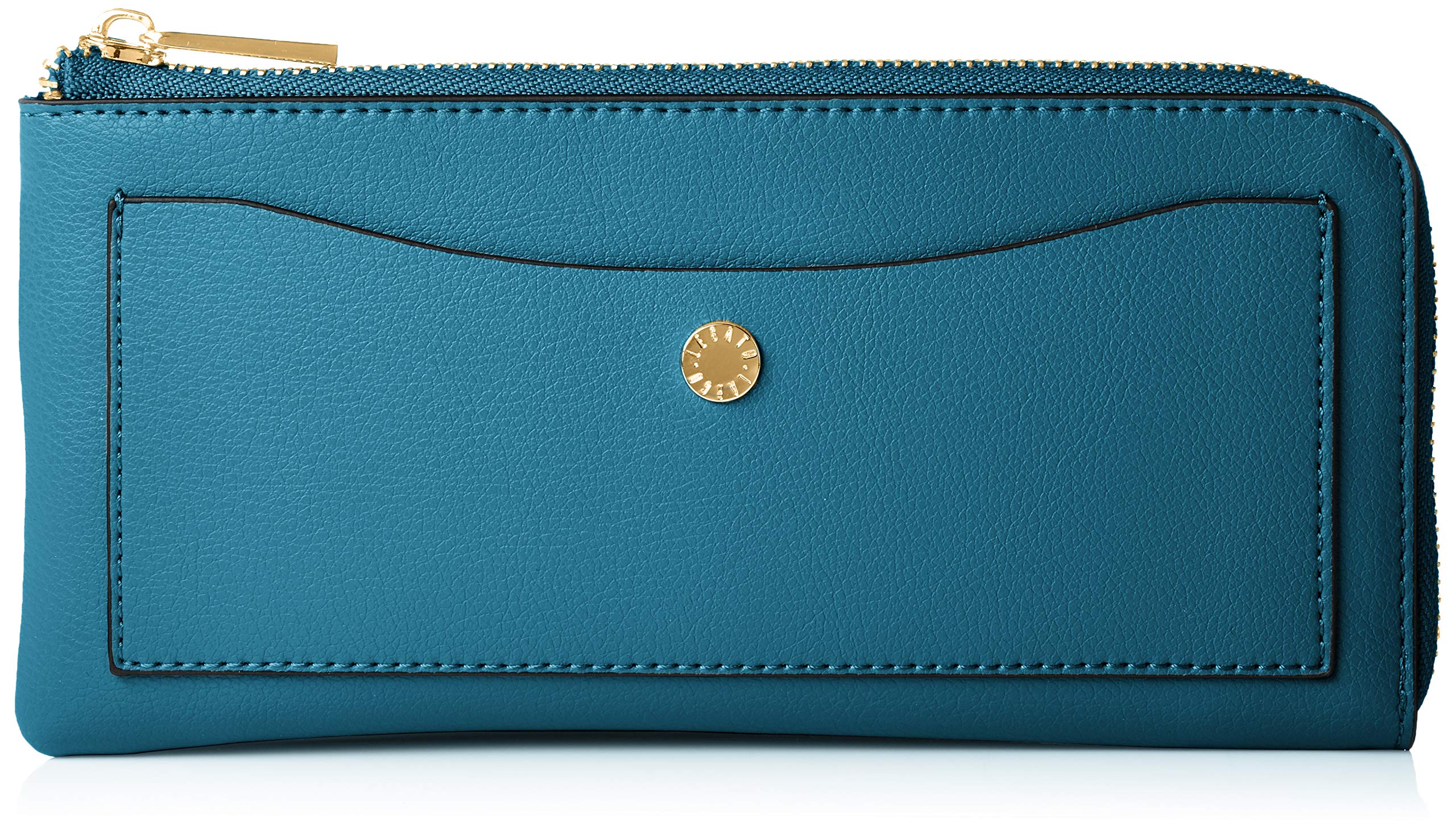 Lightweight Bonded Faux Leather Long Slim 130 12 Card 3 Turquoise Blue [Legato Largo] LJ-P0112 Wallet, Design, grams, Slots, Pockets,