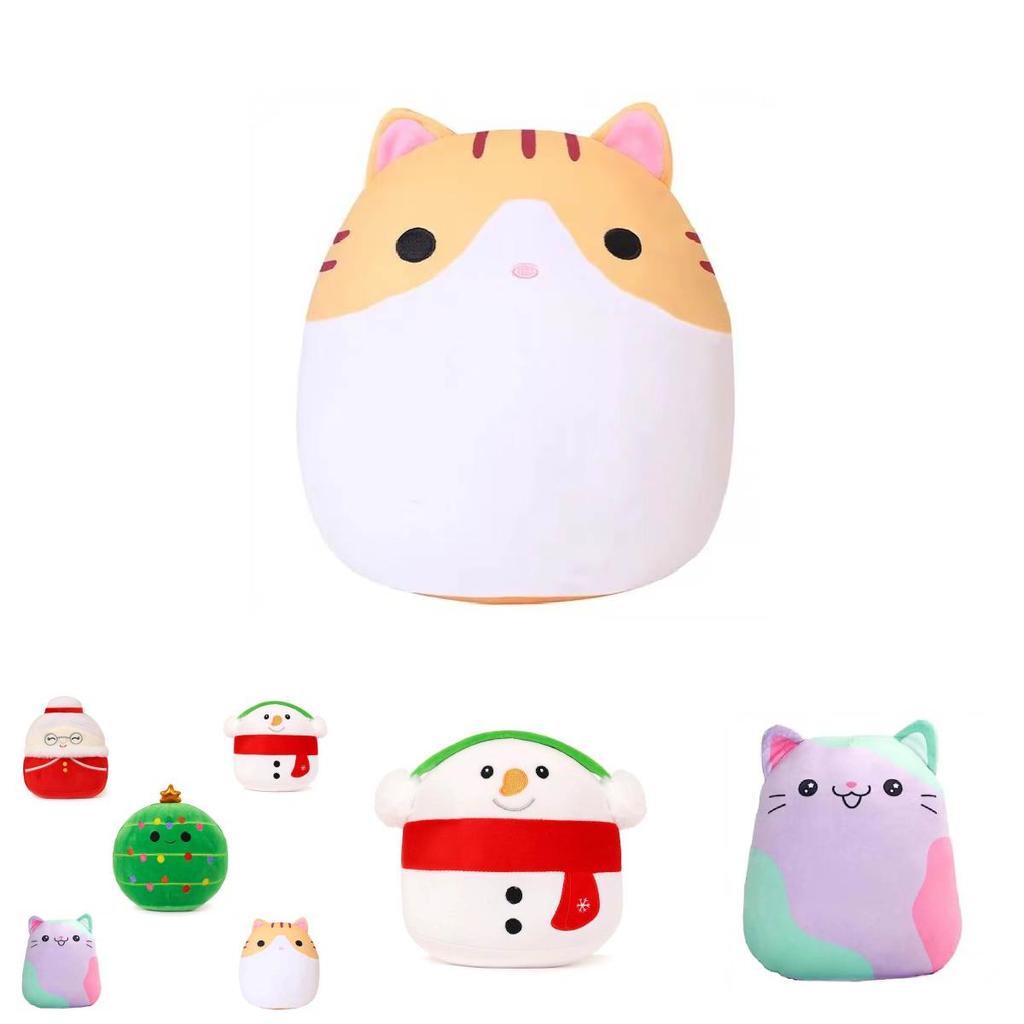 Cute 20cm Christmas Santa Claus Christmas Tree Plush Toy Soft Stuffed Doll Wholesale