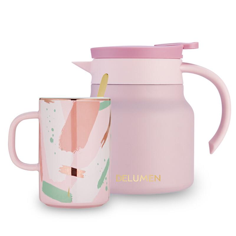 DELUMEN Glory Flower Tea Thermos Set