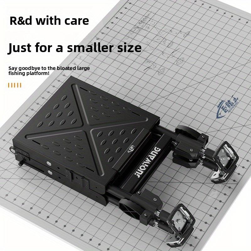 2025 Nova Plataforma de Pesca Multifuncional Telescópica Dobrável Ultraleve de Liga de Alumínio Espessada Pequeno Suporte de Pesca