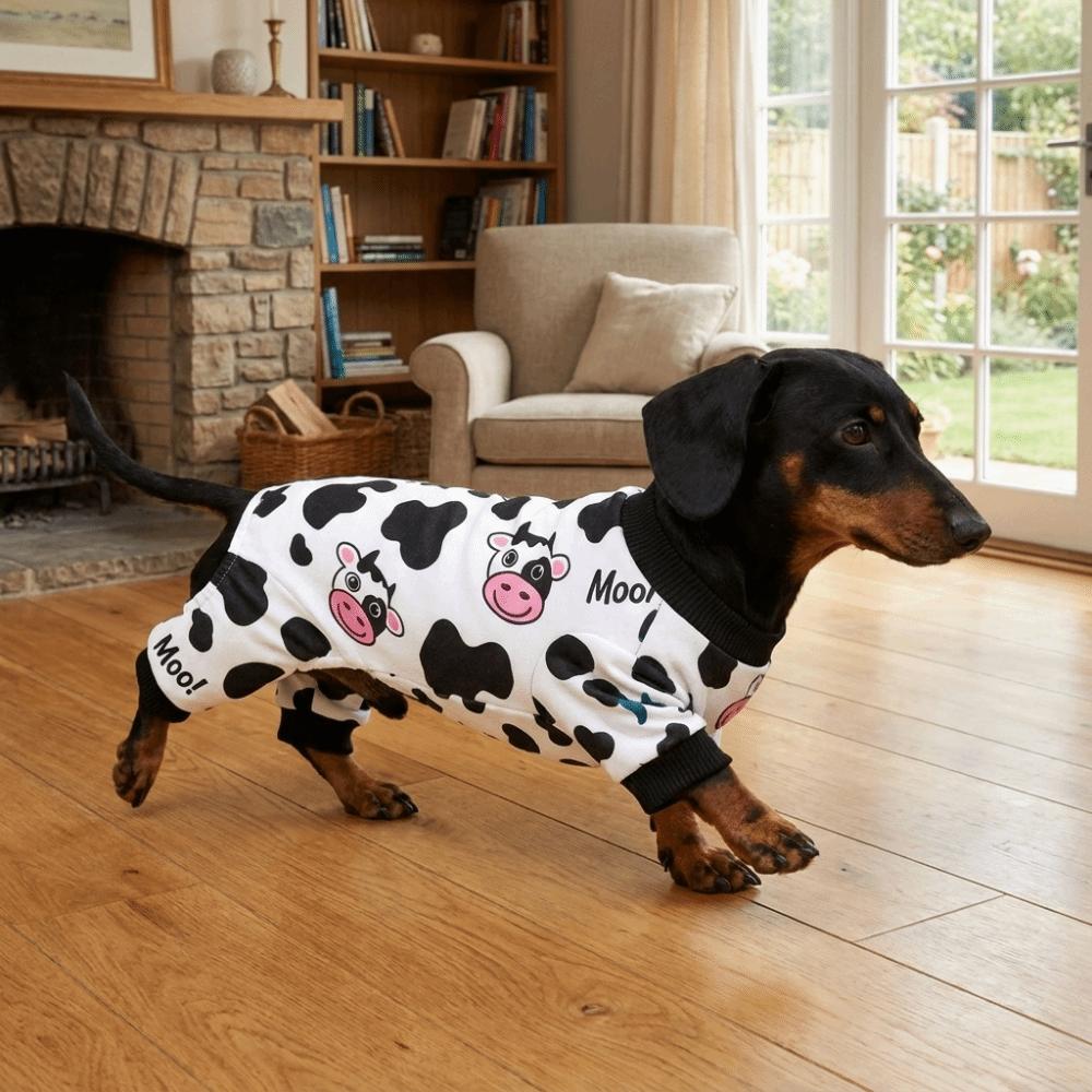 Ademende Vierpoot Hond Pyjama Zacht Comfortabel Hond Kalmerende Kleding Dagelijkse Slijtage