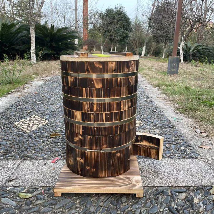 Кедровый бочонок для пчел: Привлекайте медоносных пчел с помощью старомодной, круглой, изготовленной из земли пчелиной решетки