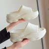 Fashion Candy Color Chunky Platform Slippers Women Summer Thick Bottom Non-Slip Beach Slides Woman Comfort Soft Sole Flip Flops Female