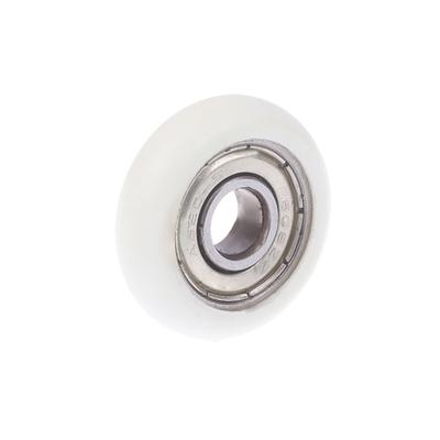 608 ZZ 8*30*8.5mm POM Nylon Round Type Roller Wheel POM Wrapped 608ZZ Bearing Pulley Plastic Wheel