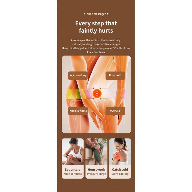 Neu Heizung massage knie pads gemeinsame heiße kompresse warme massage schulter knie ellenbogen drahtlose